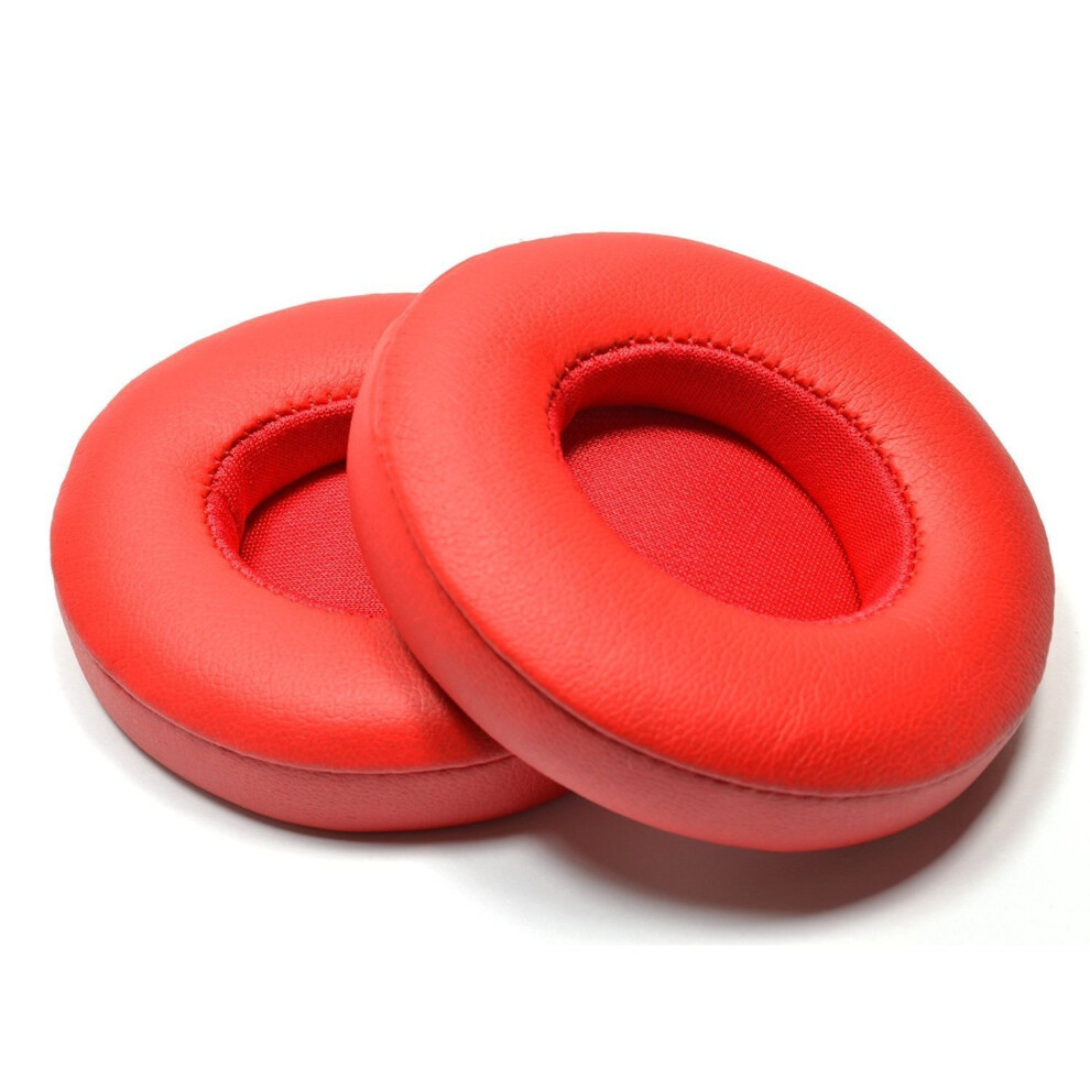 Replacement Ear Pads Beats By Dre Solo2 & Solo2 Wireless Headphones - Red 7426790131015