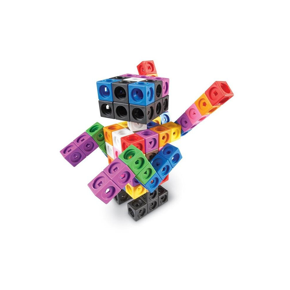 Learning Resources LER9291 0.75 x 0.75 in. Mathlink Cube Big Builders, 200 Cube