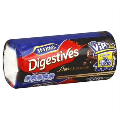 McVities MCVITIES DIGESTIVE CHOC DRK-10.5 OZ -Pack of 24