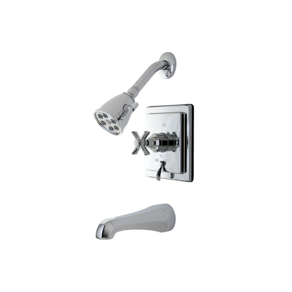 Kingston Brass Vb86510zx Kingston Brass Millennium Tub-Shower Faucet, Polished Chrome 663370100420