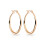Philip Jones Jewellery Gold Plated 30mm Hoop Earrings 1