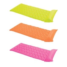 GEEZY Inflatable Tote N Float Wave Mat Lounger Lilo Airbed Swimming Pool Float Raft