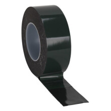 Sealey DSTG5010 Double-Sided Adhesive Foam Tape 50mm x 10 Metre Green Backing