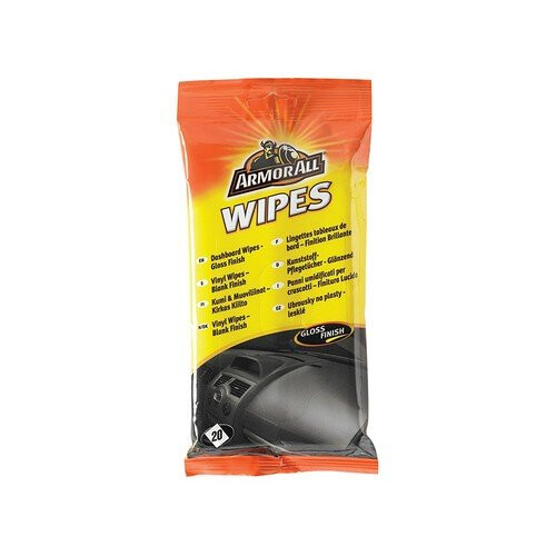 ArmorAll AA36020ML Dashboard Wipes Gloss Pouch of 20