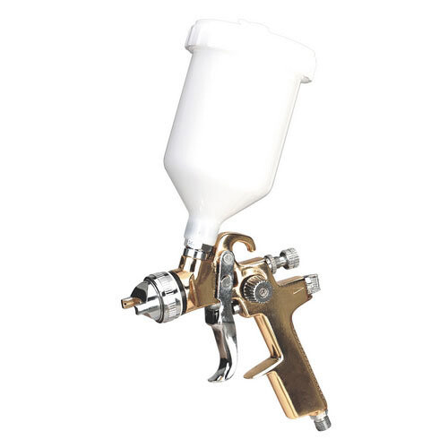Sealey Sealey S701G Gold Series Gravity Feed Spray Gun 1.4mm Set-Up