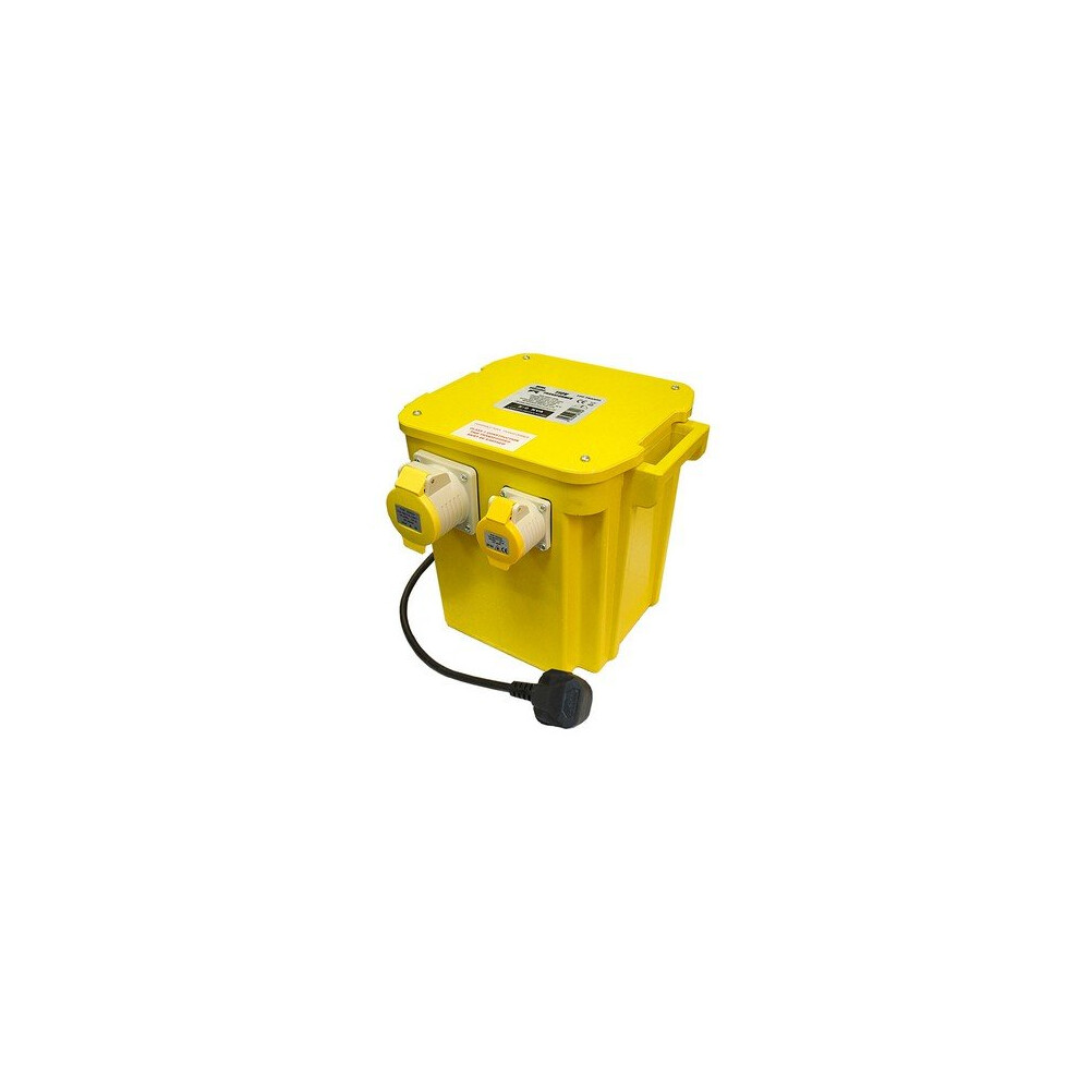 Faithfull FPPTRAN5 5 KVA Triple Outlet Transformer