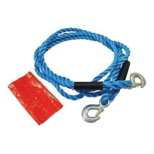 Faithfull FAIAUTR2TON Tow Rope 4m Metal Hooks 2 Tonne