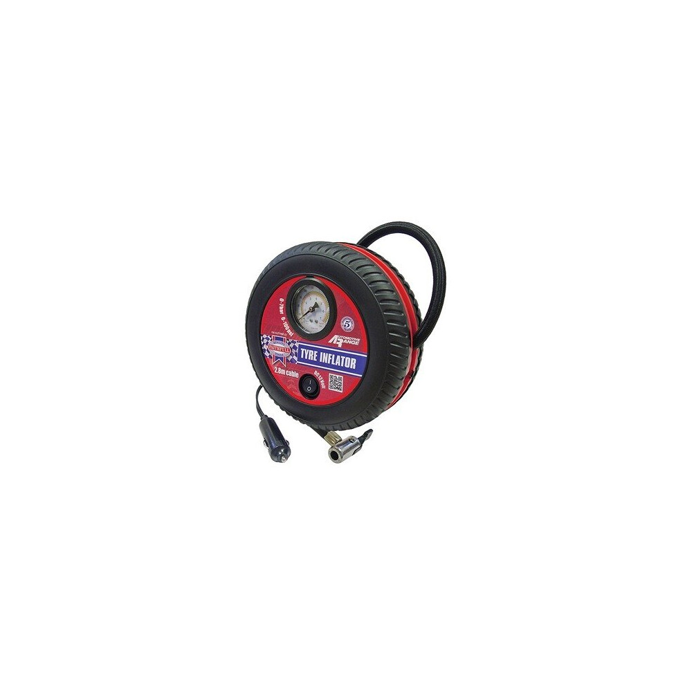 Faithfull FAIAUTYINFLO Tyre Inflator 12v Low Volume
