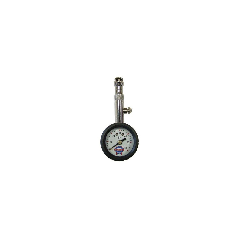 Faithfull FAIAUPGAUGE Tyre Pressure Dial Gauge 60psi-image-OPC-PSNTBJ-NEW