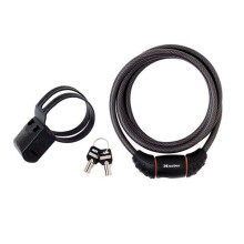 Master Lock 8130E Black Braided Steel Keyed Cable 1.8m x 10mm