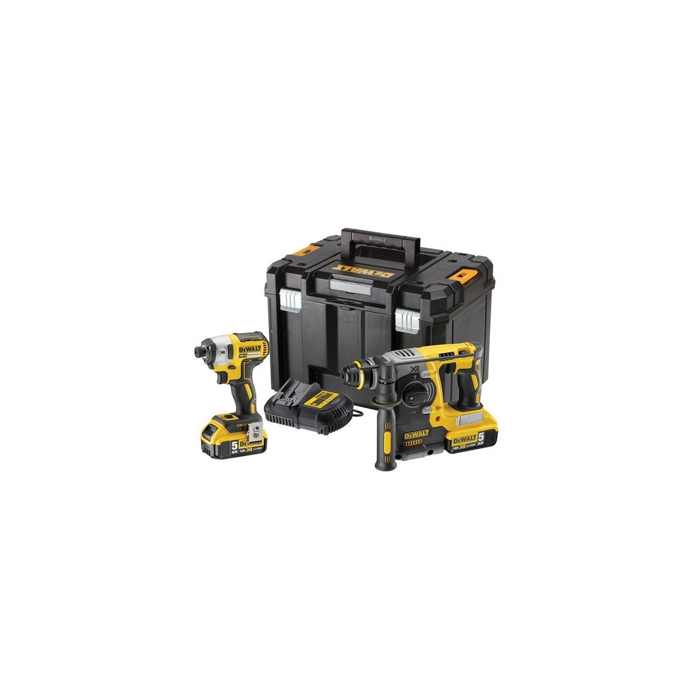 DeWalt DCK2532P2-GB XR Twin Pack 18 Volt 2 x 5.0Ah Li-Ion