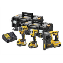 DEWALT DEWDCK368P3T XR 3 Piece Kit 18 Volt 3 x 18 Volt 5.0Ah Li-Ion