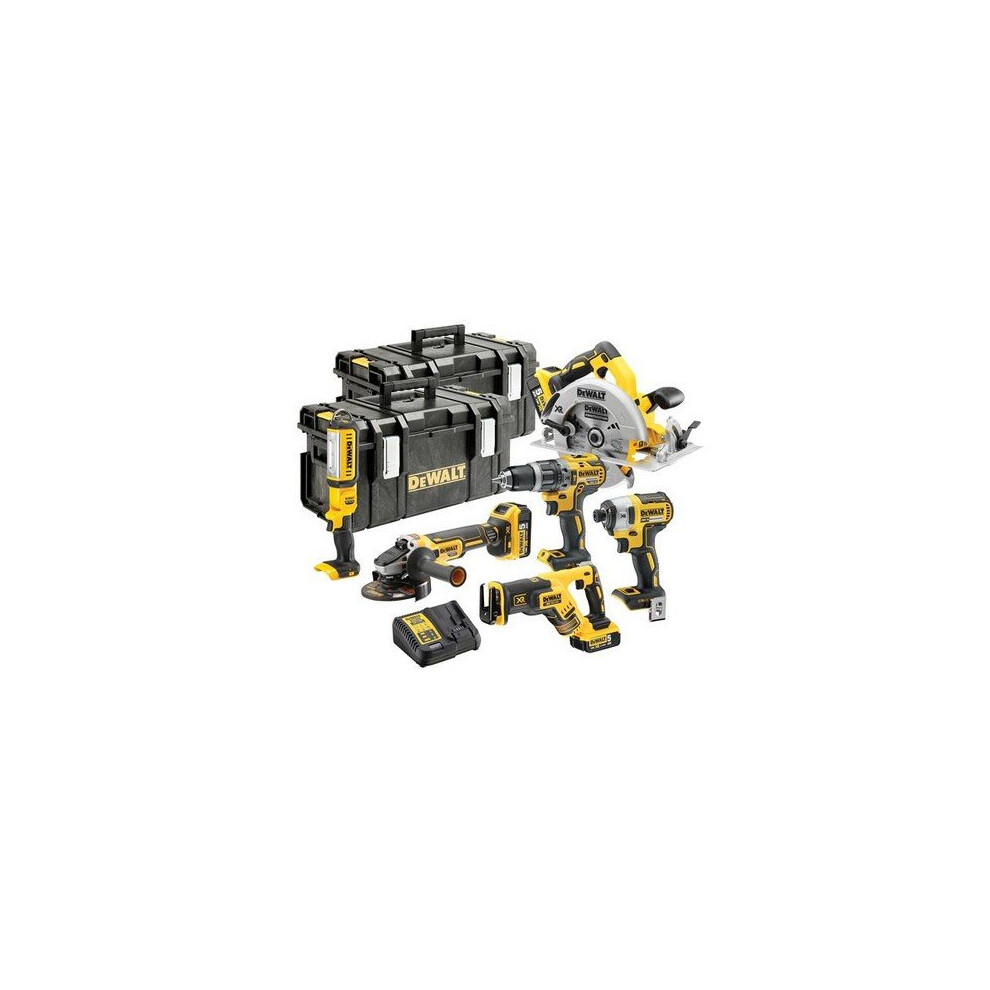 DEWALT DCK623P3-GB DCK623P3 18V XR Brushless 6 Piece Kit