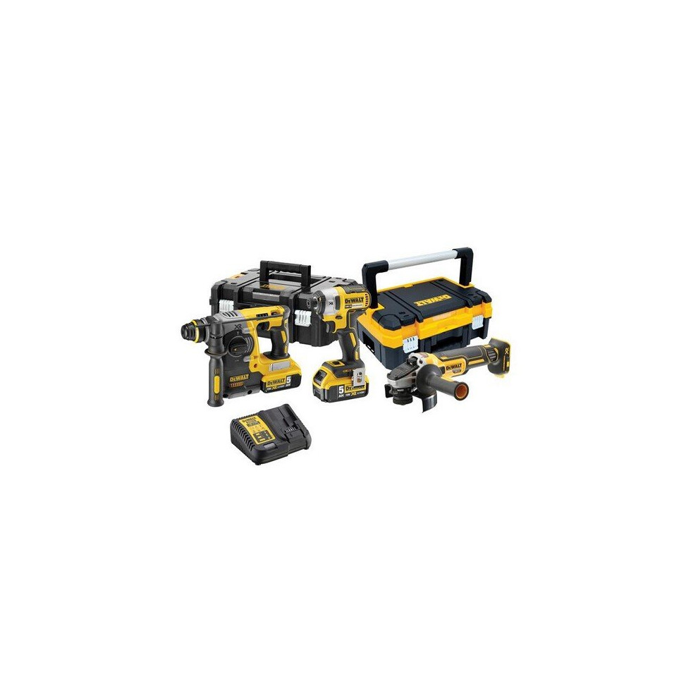DEWALT DCK305P2T-GB DCK305P2T XR Triple Kit 18V 2 x 5.0Ah Li-ion