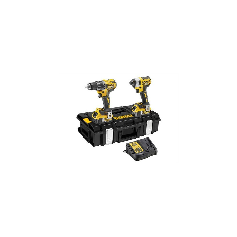DeWalt DCK266P2-GB XR Brushless Twin Pack 18 Volt 2 x 5.0Ah Li-Ion