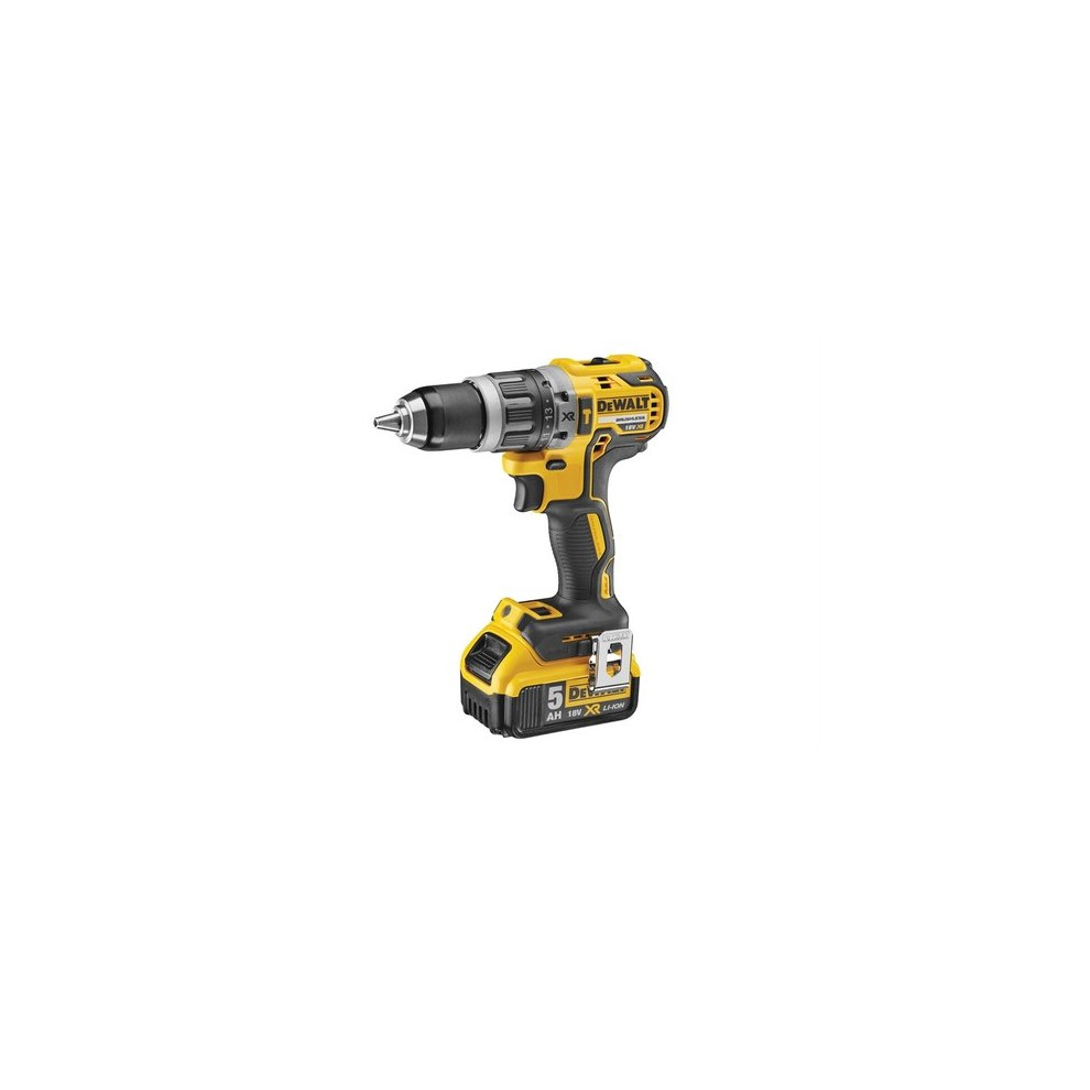 DEWALT DCD796P1-GB XR Brushless Hammer Drill 18 Volt 1 x 5.0Ah Li-Ion