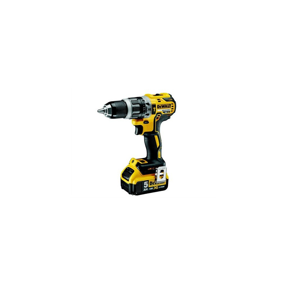 DeWalt DCD796P2-GB XR Brushless Hammer Drill 18 Volt 2 X 5.0Ah Li-Ion