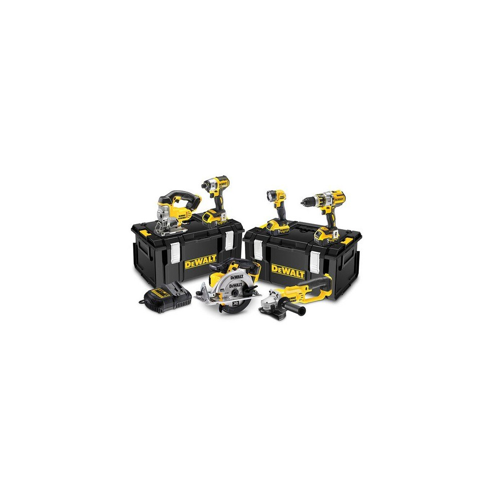 DeWalt DCK694P3 Brushless 3 Speed 6 Piece Kit 18 Volt 3 x 5.0Ah Li-Ion