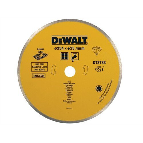 DeWalt Diamantscheibe - DEWALT - 250, 25.4mm - Sauberer Schnitt in harten Materialien