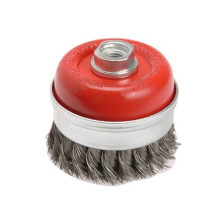 Faithfull FAIWBT65MF Wire Cup Brush Twist Knot 65mm x M10 x 1.25 0.50mm