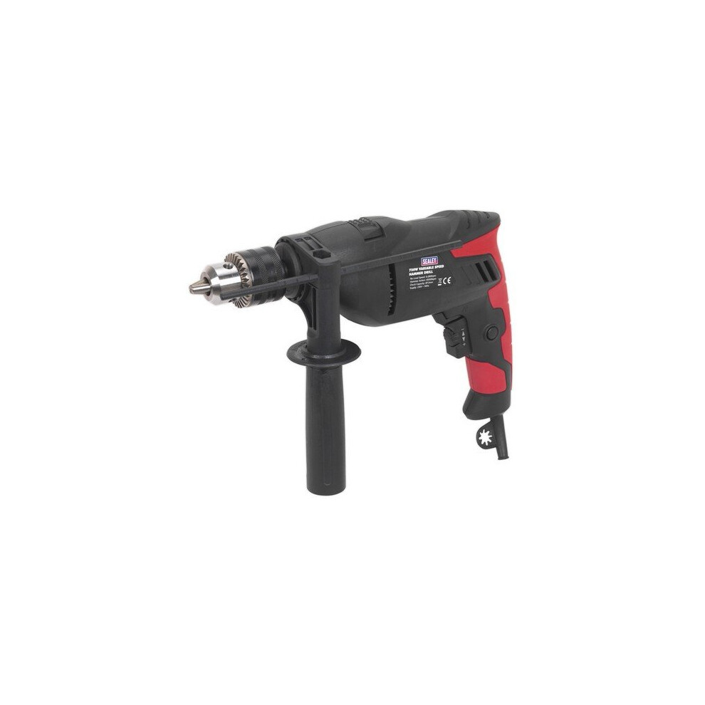 Sealey SD750 Hammer Drill 13mm Variable Speed with Reverse 750W/230V