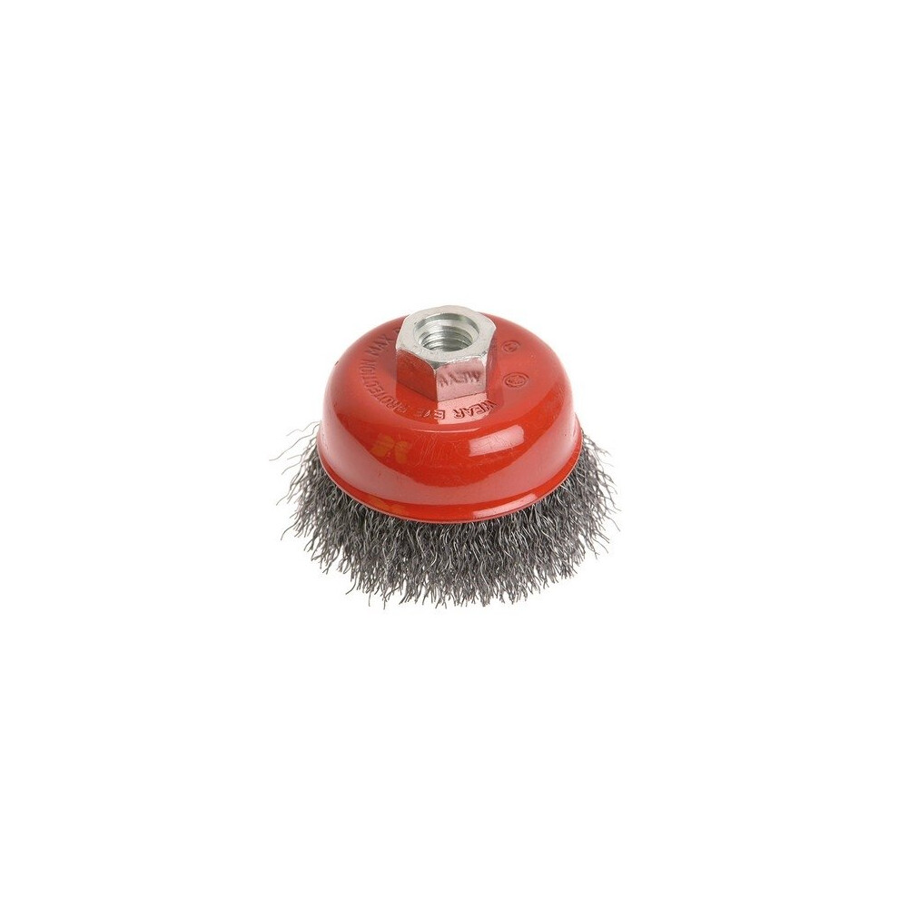 Faithfull FAIWBC80 Wire Cup Brush 80mm x M14 x 2 0.30mm