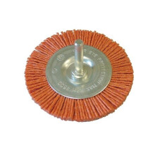 Faithfull FAIWBN75C Nylon Wheel Flat 75mm x 6mm Shank