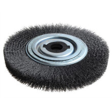 Lessmann 377.162 Wheel Brush D250mm x W30-35 x 100 Bore Set 4 +1 Steel Wire 0.30