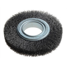 Lessmann 345.162 Wheel Brush D150mm x W23-25 x 50 Bore Set 3 Steel Wire 0.30