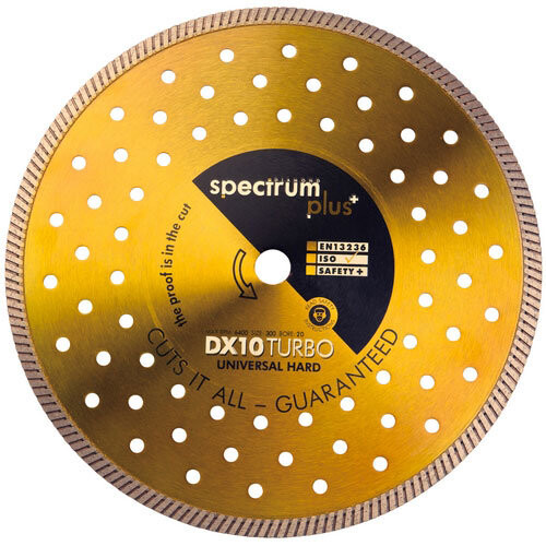 Spectrum DX10-230/22 Turbo Universal Hard 230mm Diamond Disc Blade
