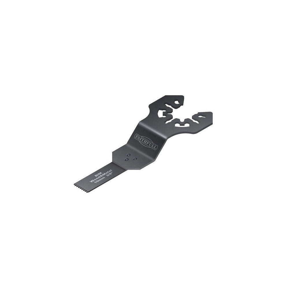 Faithfull FAIMFWM10 Multi-Functional Tool Bi-Metal Flush Cut Wood/Metal Blade 10mm