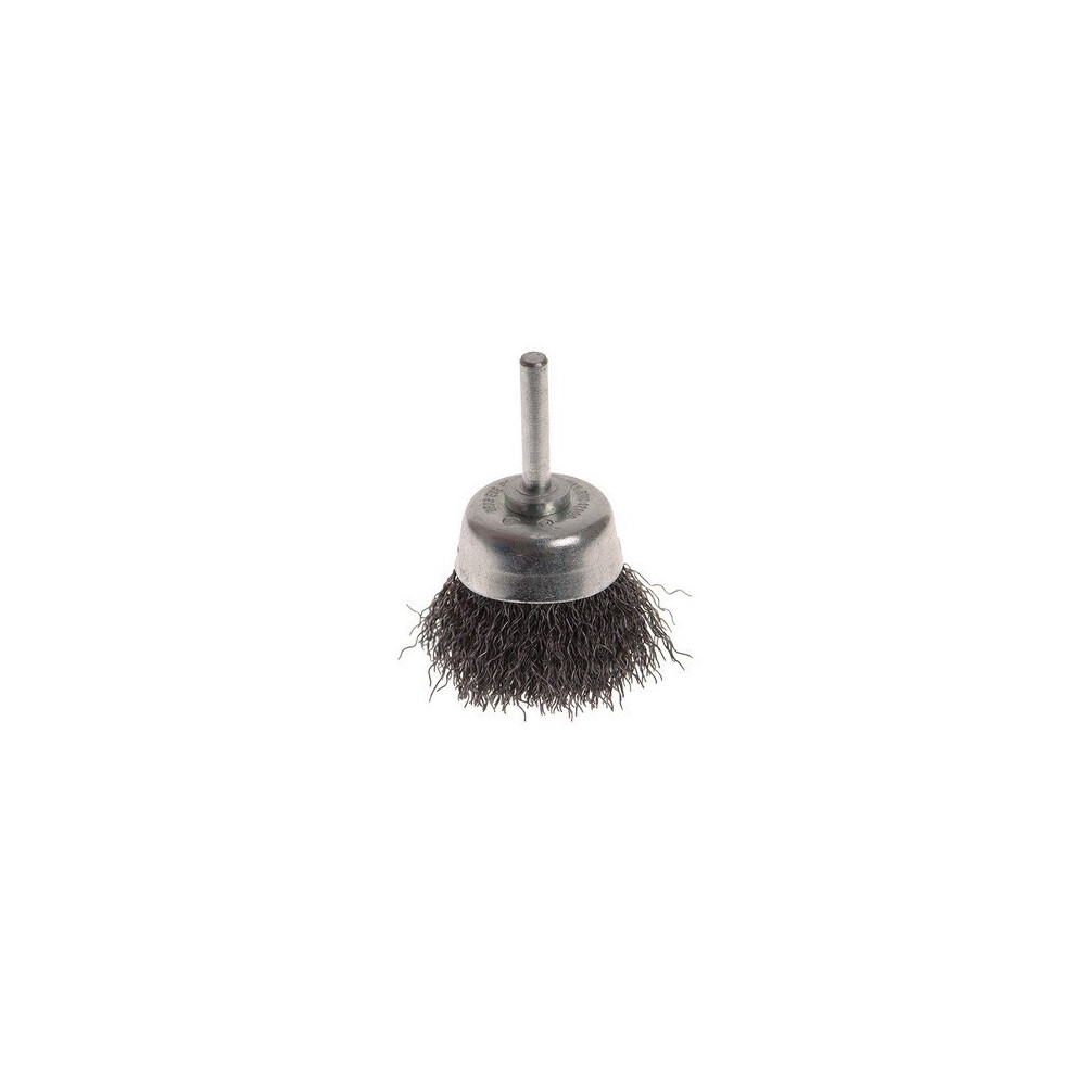 Faithfull Faiwbsi50 Wire Brush Shaft Mounted 50Mm X 20Mm 0.30Mm