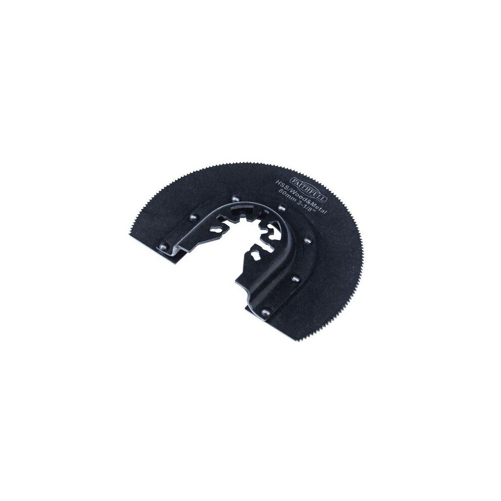 Faithfull FAIMFWM80 Multi-Functional Tool HSS Radial Blade Wood-Metal 87mm