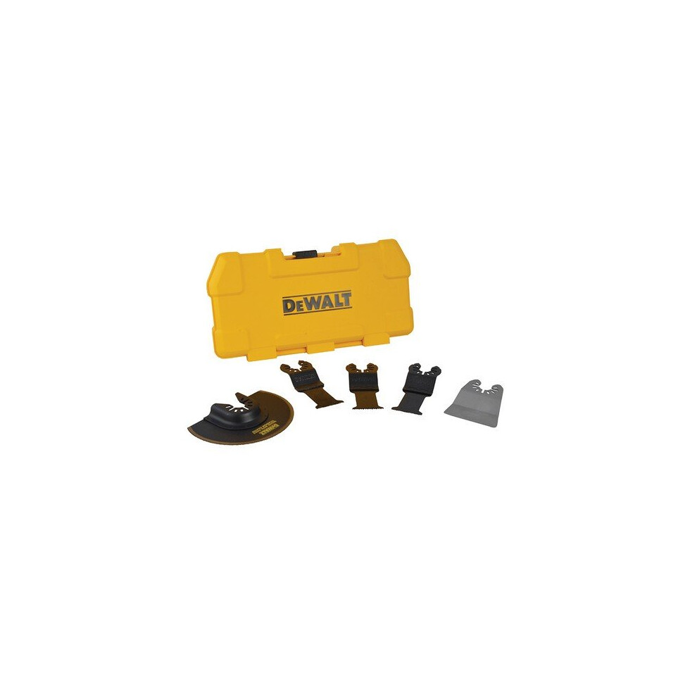 DeWalt DT20715-QZ Multi-Tool Accessory Blade Set 5 Piece