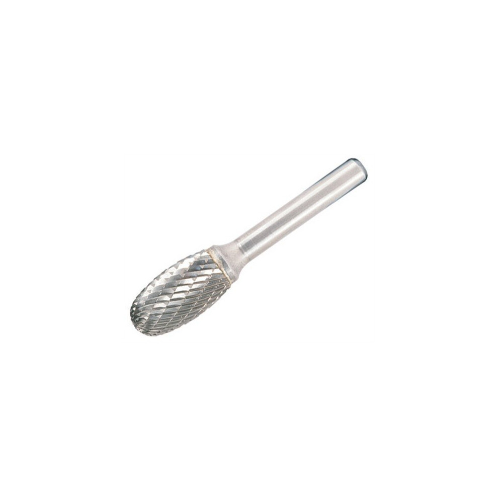 Dormer Pramet Dormer P8096.0x6.0 Solid Carbide Rotary Bright Burr Oval 6Mm X 6Mm