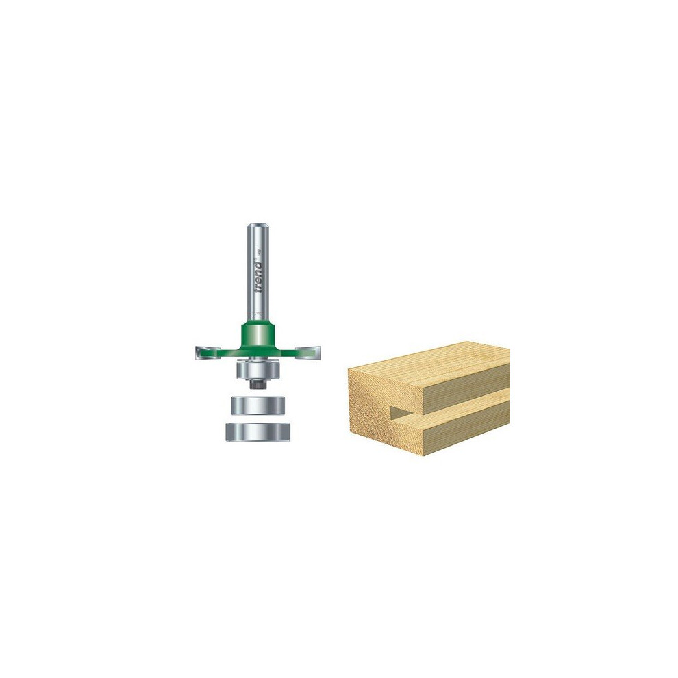 Trend C152X1/4TC C152 x 1/4 TCT Bearing Guided Biscuit Jointer 4.0 x 37.2mm
