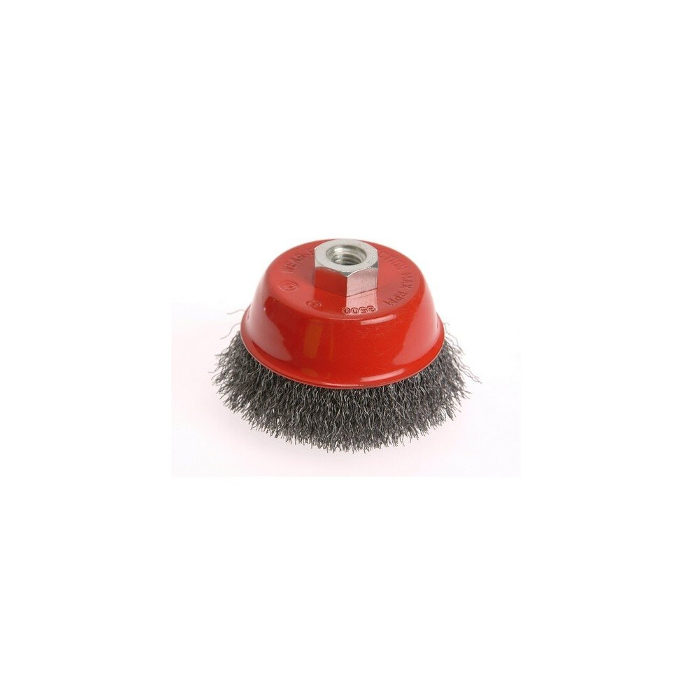 Faithfull Faiwbc100s Wire Cup Brush 100Mm X M14 X 2 Stainless Steel 0.30Mm