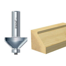 Trend 46/37X1/4TC 46/37 x 1/4 TCT Bearing Guided Chamfer 45° 31.8 x 12mm