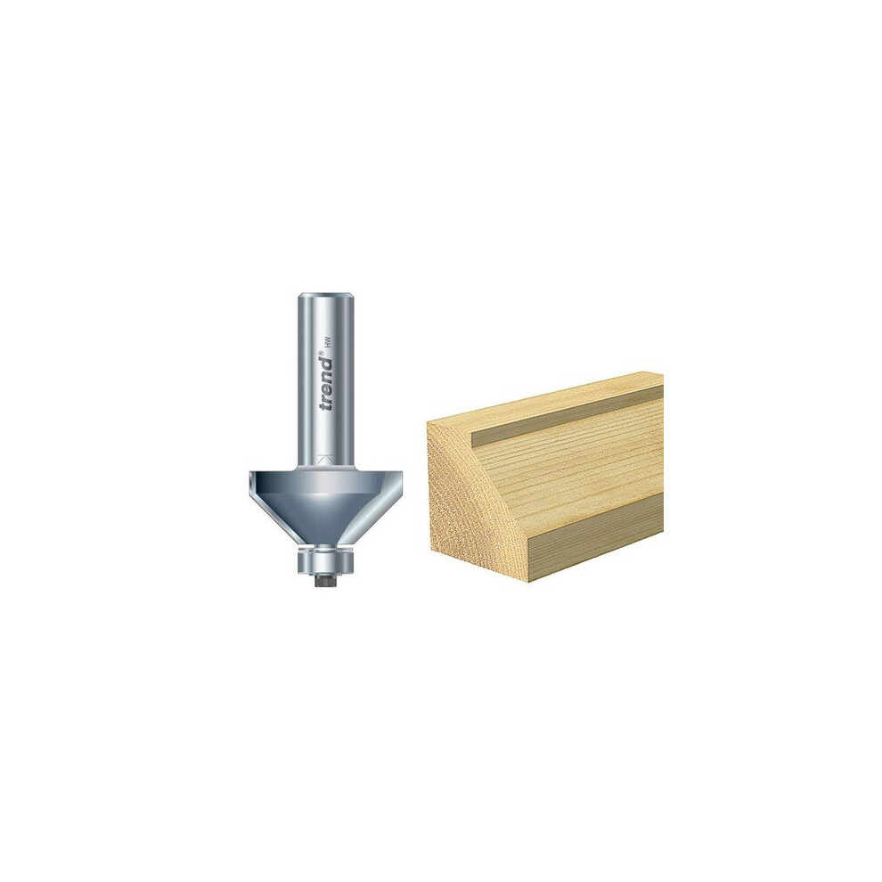 Trend 46/37X1/4Tc 46/37 X 1/4 Tct Bearing Guided Chamfer 45Â° 31.8 X 12Mm 5027654021712