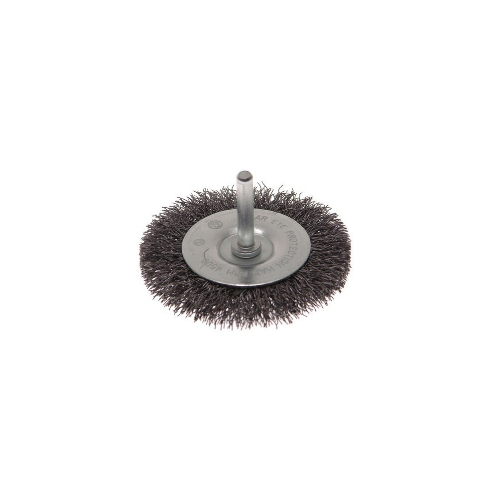 Faithfull Faiwbs50c Wire Brush 50Mm X 6Mm Shank 0.30Mm