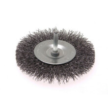 Faithfull FAIWBS100C Wire Brush 100mm x 6mm Shank 0.30mm