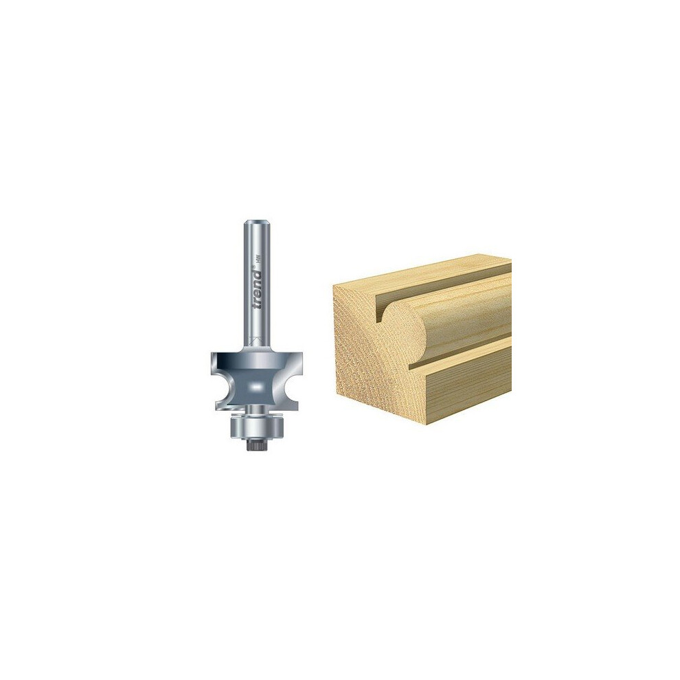 Trend 9/71X1/4TC 9/71 x 1/4 TCT Bearing Guided Corner Bead Cutter 3.2 Radius
