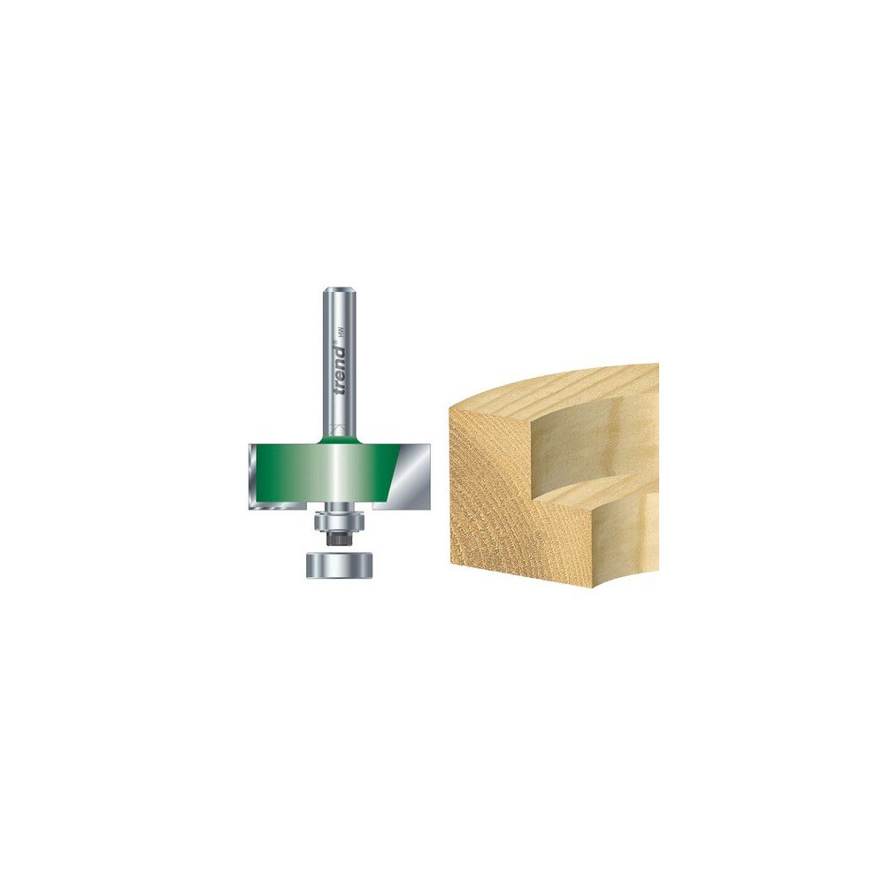 Trend C040X1/4TC C040 x 1/4 TCT Bearing Guided Rebater 35.0mm