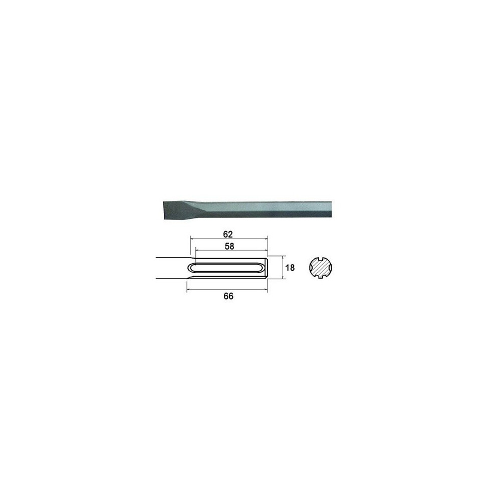 Faithfull FAIMAXC300 SDS Max Chisel 300mm