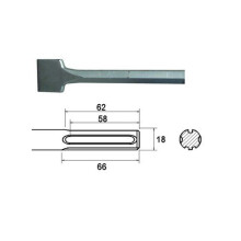 Faithfull FAIMAXSC50 SDS Max Scaling Chisel Straight 400 x 50mm