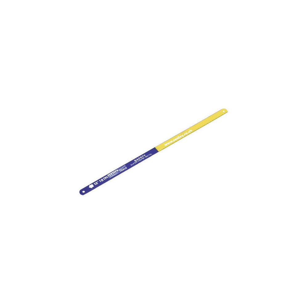 Sealey HSB1018 Hacksaw Blade HSS Bi-Metal 18tpi Pack of 10