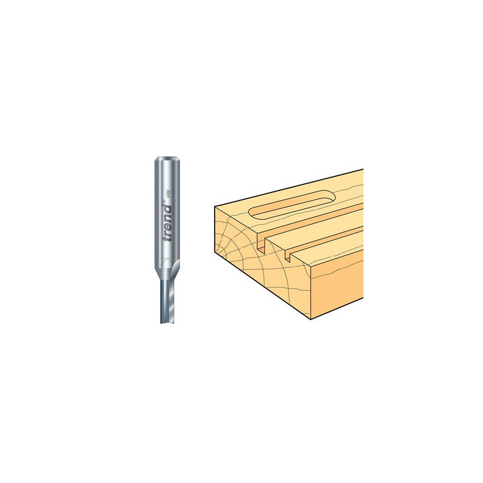 Trend 3/83Dx1/2Tc 3/83D X 1/2 Tct Two Flute Cutter 12.7Mm X 50Mm