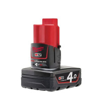 Milwaukee 4932430065 M12 B4 REDLITHIUM-ION Battery 12 Volt 4.0Ah Li-Ion