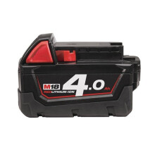 Milwaukee 4932430063 M18 B4 REDLITHIUM-ION Slide Battery Pack 18V 4.0Ah Li-Ion
