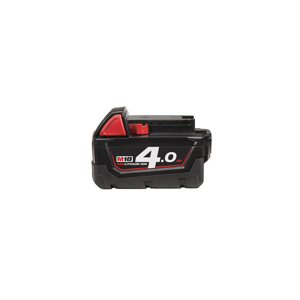 Milwaukee 4932430063 M18 B4 REDLITHIUM-ION Slide Battery Pack 18V 4.0Ah Li-Ion